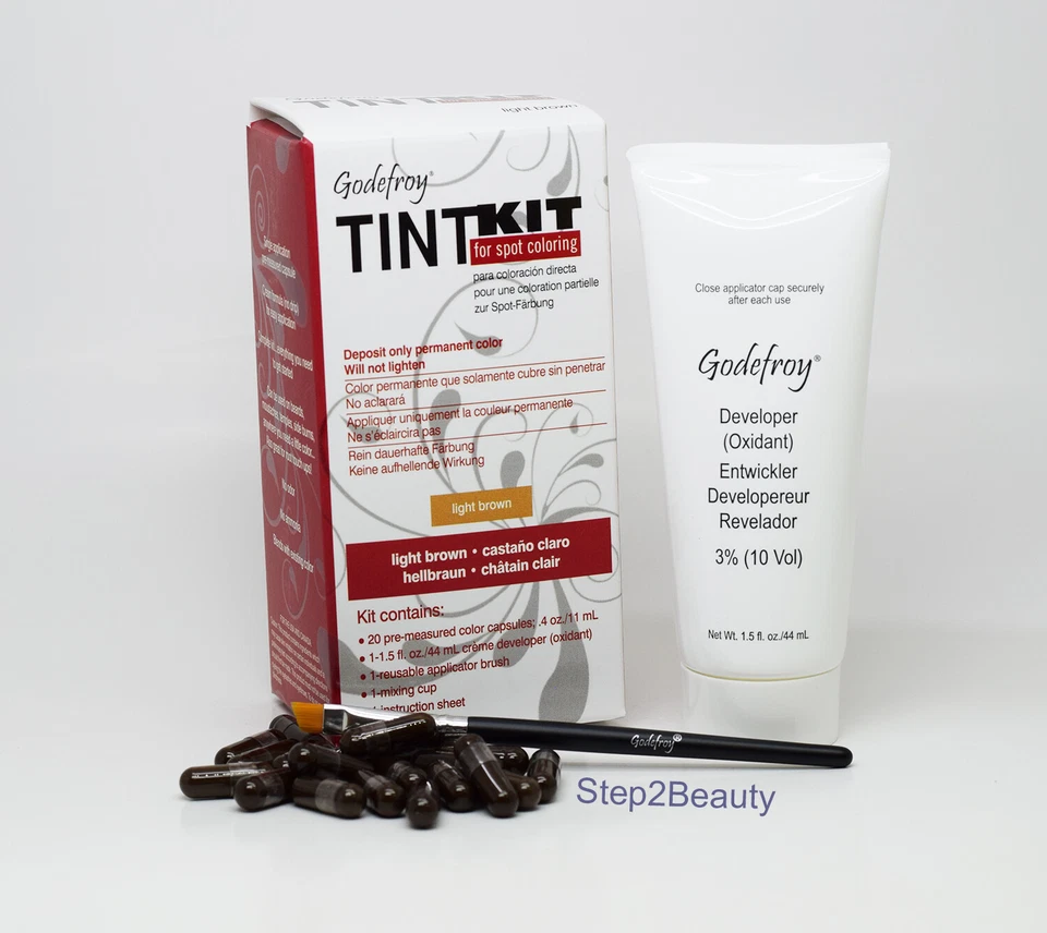 Godefroy Professional Tint Kit Light Brown 20 Count A8