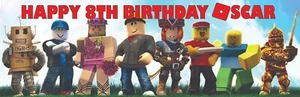 2No. Roblox Personal Birthday Banners - Picture 1 of 3