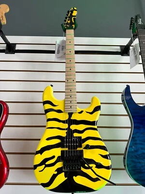 Guitarra ESP LTD GL-200MT George Lynch Signature (amarilla con gráfico Tiger) Foto 1 de 4