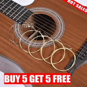 Classical Guitar Strings - Normal Tension Plated Steel Core Strings - Set Of 6- - Picture 1 of 12