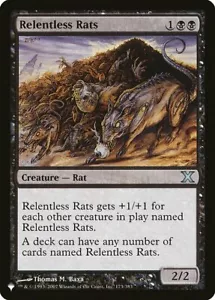 MTG RELENTLESS RATS EXC - RATTI SPIETATI - TLI - MAGIC - Picture 1 of 1