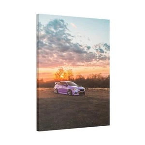 Subaru WRX High Resolution Museum Quality Vertical Car Canvas Print #014 - Picture 1 of 10