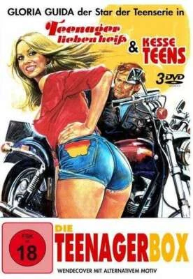Gloria Guida - DIE TEENAGER LIEBEN HEISS + KESSE flotte TEENS 3 DVD Box Neu - Bild 1 von 2