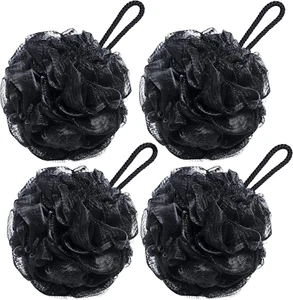 VANZAVANZU Bath Loofah Large 80G Shower Sponge Body Scrubber Mesh Pouf for Men a - Picture 1 of 12