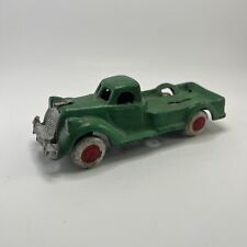 Vintage Hubley Style 1930s Cast Iron Green Truck Unmarked