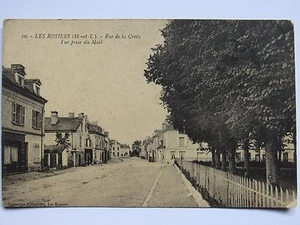 06D4 CPA - Tarjeta Postal - las Rosas - Calle de La Cruz - Vista Desde De Paseo - Picture 1 of 2