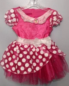 Disney Minnie Mouse Dress Girls Pink Halloween Costume Size 4 ? - Picture 1 of 9