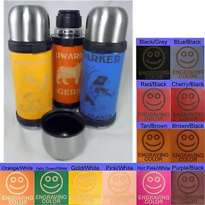 Personalized Vacuum Thermoses Custom Engraved Valentine's Day Gifts for Him Her - Picture 1 of 12