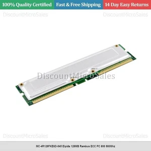 MC-4R128FKE6D-845 Elpida 128MB Rambus ECC PC 800 800Mhz - Picture 1 of 1
