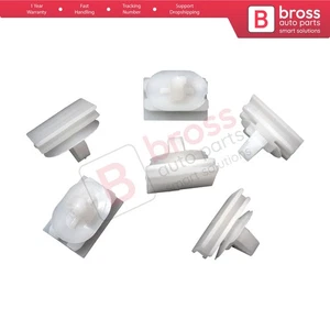 10 Pieces Moulding Clip For Renault Kangoo Clio 7703067448 Head Size 22mm X 16mm - Picture 1 of 5