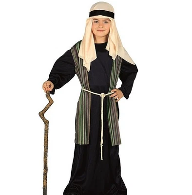 Childs Nativity Shepherd or Joseph Fancy Dress Costume Christmas Kids Navy fg - Image 1 of 4