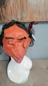 Vintage 1988 Cesar Latex Maske mit Original Maskerade Tag - Style 50037 - Bild 1 von 17