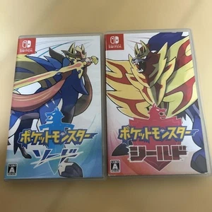 Pokemon Sword & Shield Nintendo Switch Pocket Monster Japanese Ver. Used W/Case  - Picture 1 of 4