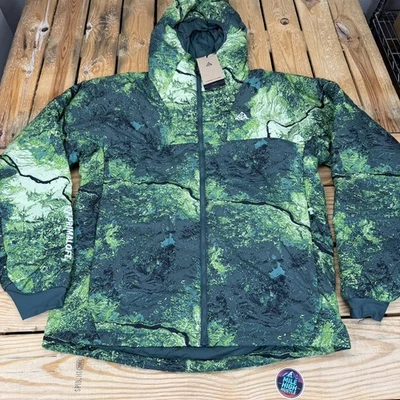 Nike ACG PrimaLoft Hooded Puffer Jacket Camo Green Black Men’s NWT - Image 1 of 4