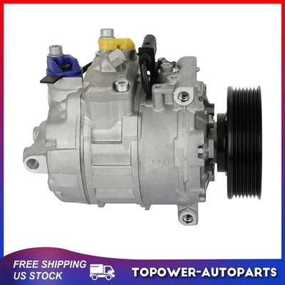 Compresor de aire acondicionado para Volkswagen Touareg 2011-2014 Audi Q7 2007-2010 3,6 L Foto 1 de 4
