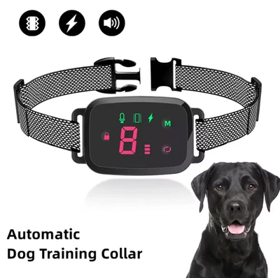 Anti Bark Dog Collar Auto Stop Barking Training Collar Obedience rechargeable - Image 1 of 4