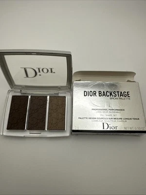 Paleta de cejas DIOR BACKSTAGE EYE 0,10 oz 002 Dark nueva en caja (B2) Foto 1 de 4