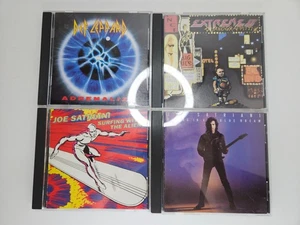 Joe Satriani Extreme Def Leppard Music CD Lot Hard Rock Guitar Hair Band - Picture 1 of 15