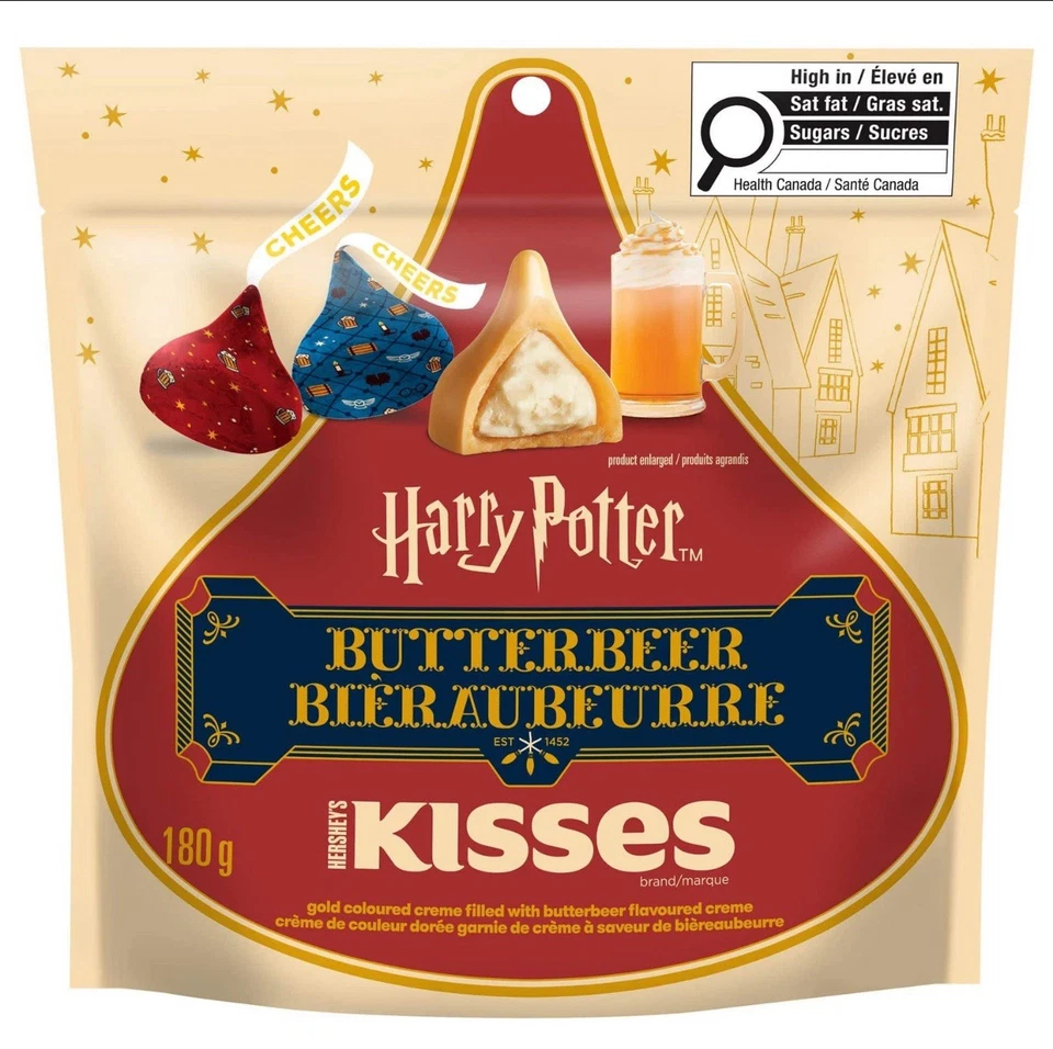 Hershey's Harry Potter Besos con sabor a cerveza de mantequilla, 180 g/6,3 oz Foto 1 de 1