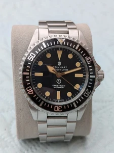 SWISS STEINHART OCEAN VINTAGE MILITARY 300MSTEEL AUTOMATIC DIVERS WATCH MILSUB - Picture 1 of 12