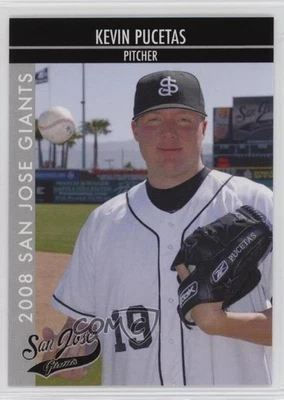 2008 Grandstand San Jose Giants Update Kevin Pucetas #9 - Image 1 of 2