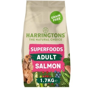 Harringtons Adult Dog Grain Free Superfoods Salmon with Vegetables - 1.7kg - Picture 1 of 8