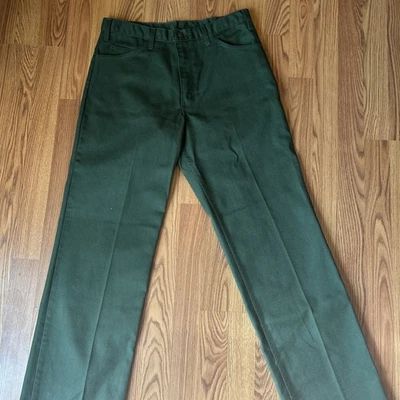 Horace Pequeño Profesional Ropa Pantalones Hombres 32x32 Verde Calce Recto Pantalón NUEVO Foto 1 de 4