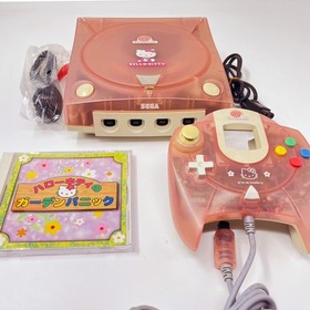 SEGA Dreamcast HELLO KITTY Pink Console region-J retro game Sanrio kawaii 0517