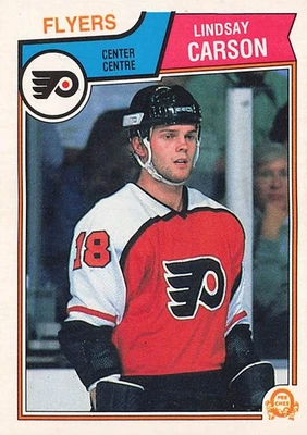 1983-84 O-Pee-Chee #261 Lindsay Carson - Image 1 of 2