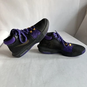 Nike Lebron Witness 8 VIII Men’s Size 11 Lakers Black Purple Basketball Shoes - Picture 1 of 13