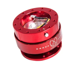 NRG Steering Wheel Quick Release Generation 2.0 Red Body/Red Ring SRK-200RD - Picture 1 of 2