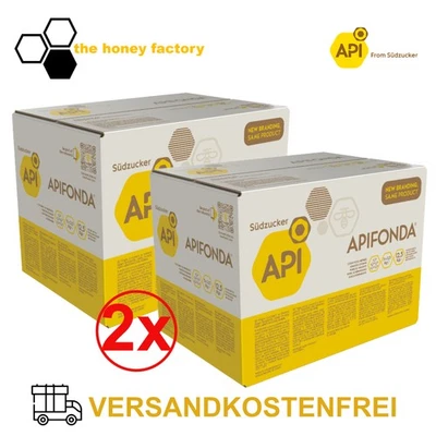 APIFONDA Futterteig Bienen DOPPELPACK 10 x 2,5 KG Bienenfutter Imkerei Südzucker - Bild 1 von 3