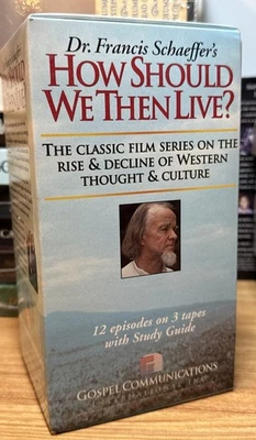 How Should We Then Live? Dr Francis Schaeffer VHS Set Gospel Films w/ Study Aids - Image 1 of 2