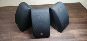 3X Eosone RSA 100 Surround Sound Speakers Radiant Field Bookshelf Compact Black - Picture 1 of 10