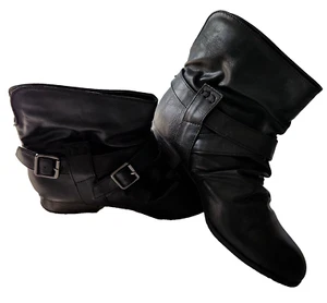Bongo Boots Women's 7.5 Black Pre-Owned in Box Excellent Condition - Picture 1 of 9