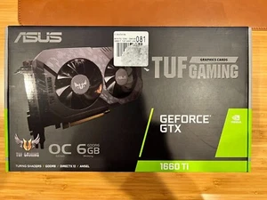 ASUS NVIDIA GeForce GTX 1660 Ti GPU Graphics Card - Picture 1 of 9
