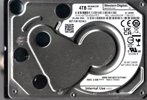 WD40NDZM-11BCZS1 S/N: WX72D WESTERN DIGITAL 4TB THAILAND JAN 2024 - Picture 1 of 2