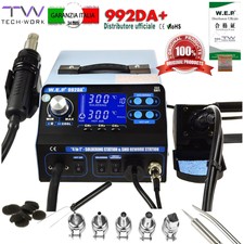 STAZIONE SALDANTE WEP 992DA+ ASPIRA FUMI DIGITALE PROFESSIONALE 3 MEMORIE SMD