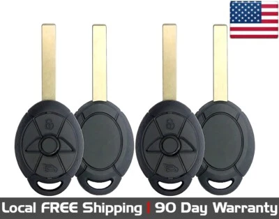 2x New Quality Replacement Key Fob Remote For 2005-2009 Mini Cooper - Image 1 of 4