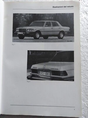 MERCEDES BENZ 300 SD 116.120 USA  MANUALE DATI TECNICI  ORIG.  1978   (446) - Immagine 1 di 4