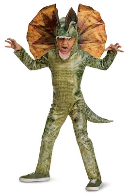 Nuevo Disfraz Jurassic World Dilophosaurus Deluxe Niño/Niño Foto 1 de 2