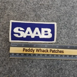 Vintage SAAB Patch Car Auto 80s Z4 - Picture 1 of 2