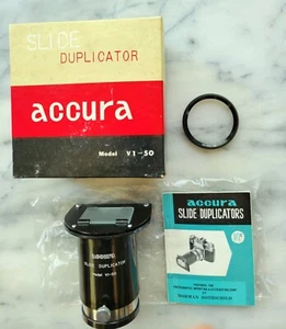 Accura Slide Duplicator Model V1-50 with booklet and original box, Vintage - Picture 1 of 9