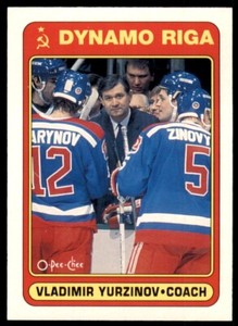 Vladimir Yurzinov 1990-91 O-Pee-Chee #494 Dinamo Riga