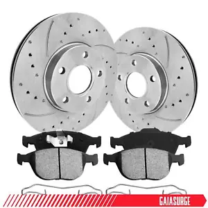 Front Brake Rotors Ceramic Pads for 2010 2011 2012 2013 for Ford Transit Connect - Picture 1 of 13