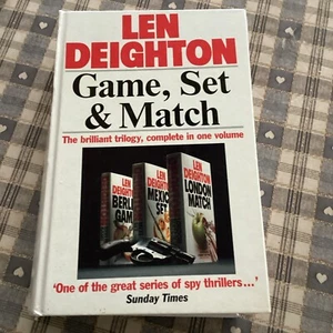 LEN DEIGHTON Game, Set And Match Trilogy - Fiction Paperback Books -RARE Good Co - Picture 1 of 4