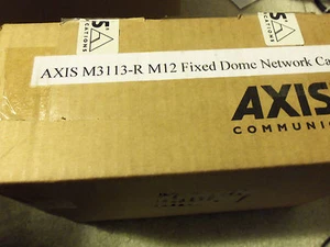 Axis 0358-001 M3113-R M12 2 mm Überwachung Sicherheit Netzwerk Cam Kamera - Bild 1 von 6