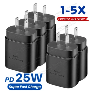 25W Type C Super Fast Charger Block Charging Adapter Head For Samsung Android US - Picture 1 of 16