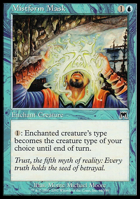 Magic the Gathering MTG Mistform Mask (94) Onslaught   LP - Image 1 of 1
