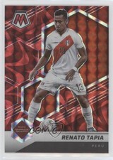2021-22 Panini Mosaic FIFA Road to World Cup Reactive Red Prizm Renato Tapia #45
